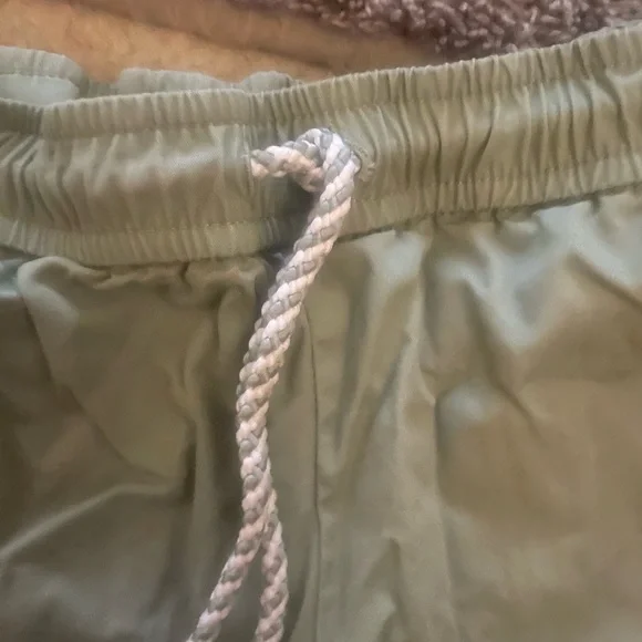 Brand Cat & Jack shorts, green size 10 girls drawstring elastic waist band - Picture 7 of 7